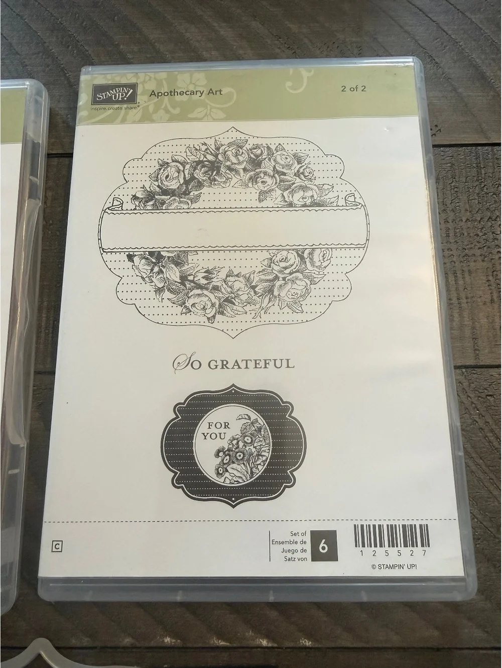 Stampin’ Up Apothecary Art 1 & 2 stamp sets with Labels Framelits die cuts